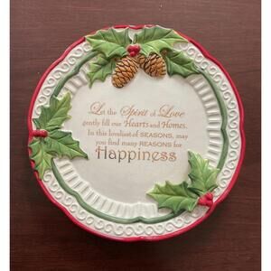 Cracker Barrel Season of Peace 11” Ceramic Plate/platter